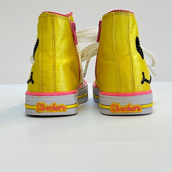 Skechers Twinkletoes Satin Hightops, Size 1 - Picture 8 of 12